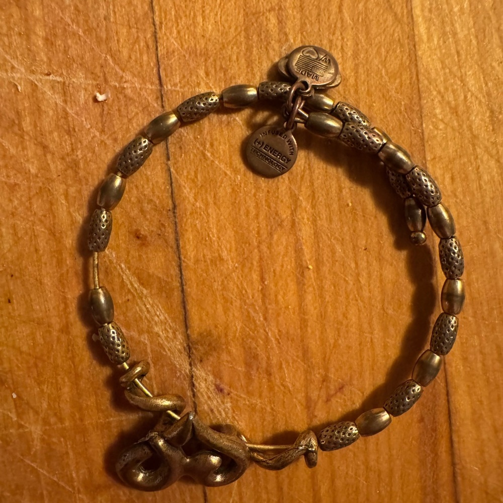 Alex and Ani Gold-Tone Beaded Bracelet